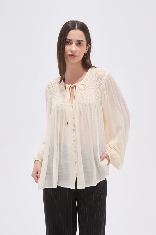 BLUSA MAKOR CRUDO / NATURAL image number null