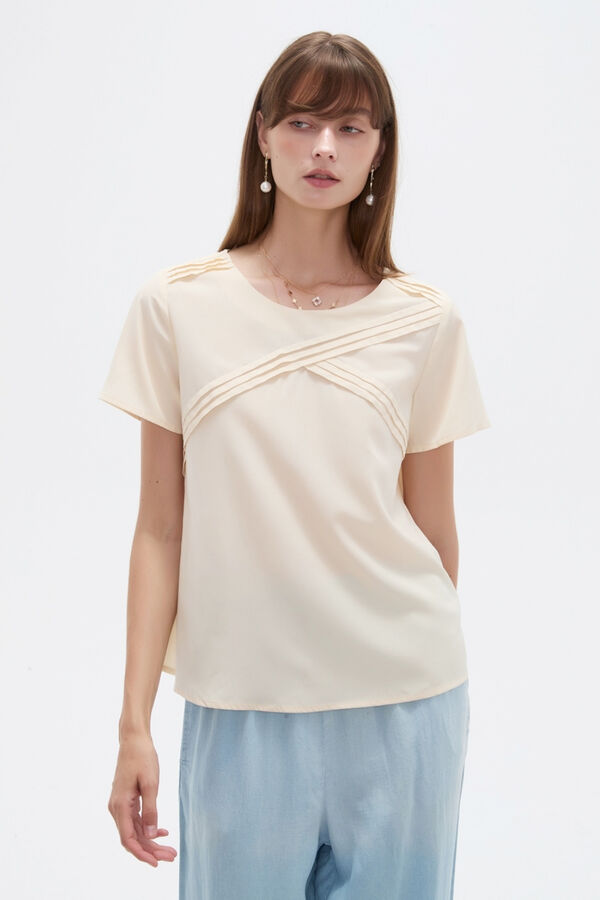 BLUSA TARMEL 70607 CRUDO / NATURAL image number null