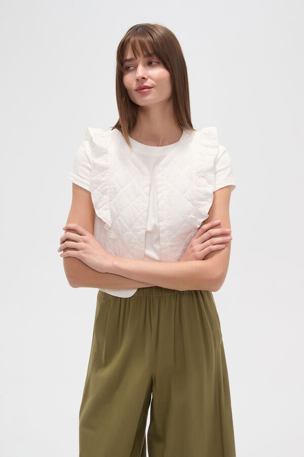 CHALECO BUFIMA BLANCO image number null