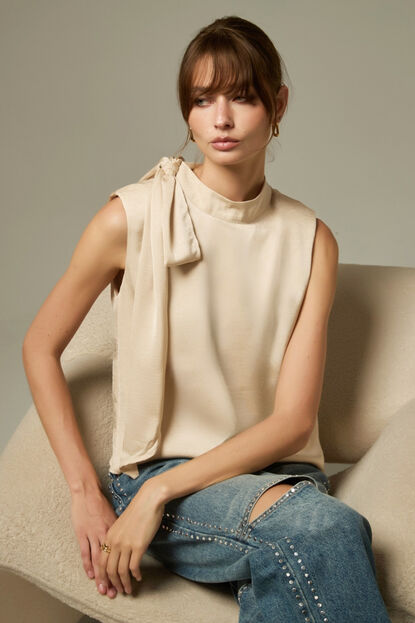 BLUSA PANYEL 70607 BEIGE CLARO image number null