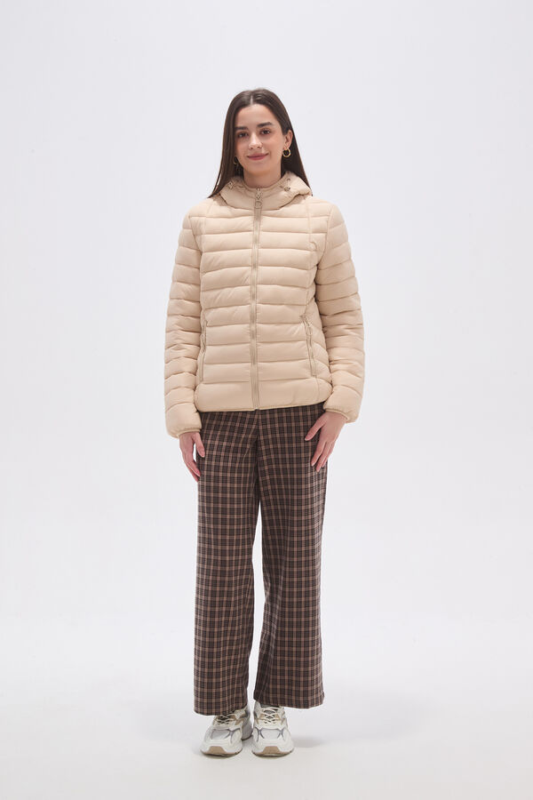 CAMPERA TALICADA BEIGE CLARO image number null