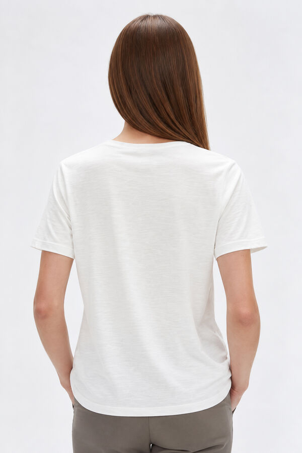 REMERA LOMILLA 70809 BLANCO image number null
