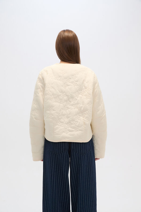 CAMPERA FLUFFY MARFIL  / OFF WHITE image number null