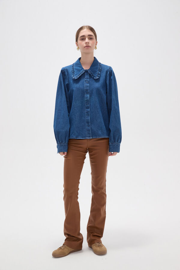 CAMISA RAVILA AZUL MEDIO image number null