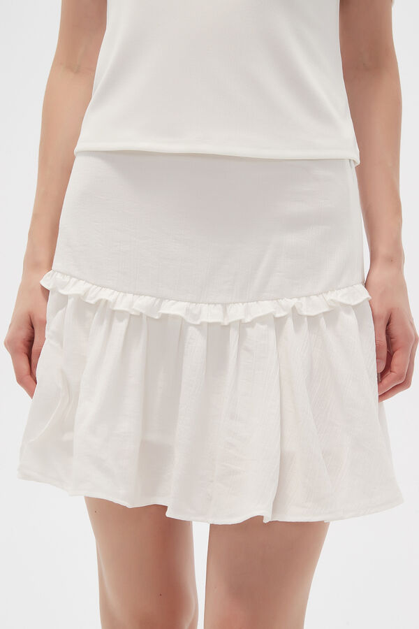 FALDA BRIYA MARFIL  / OFF WHITE image number null