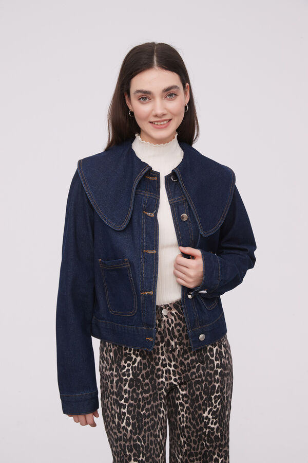 CAMPERA FLAPPY AZUL INDIGO image number null