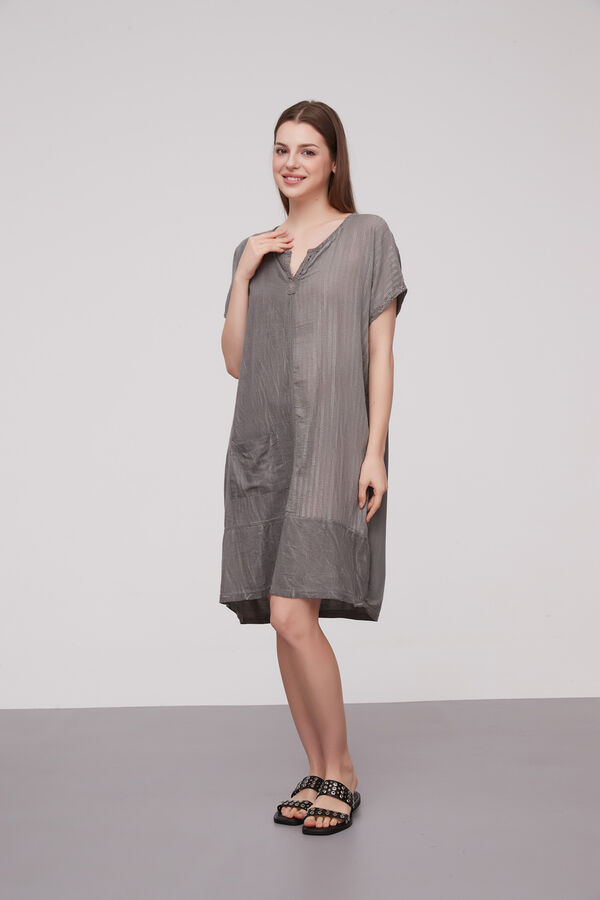 TUNICA SERRAT GRIS TOPO image number null