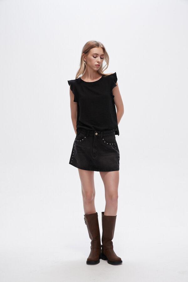 FALDA SUMAYA GRIS OSCURO image number null