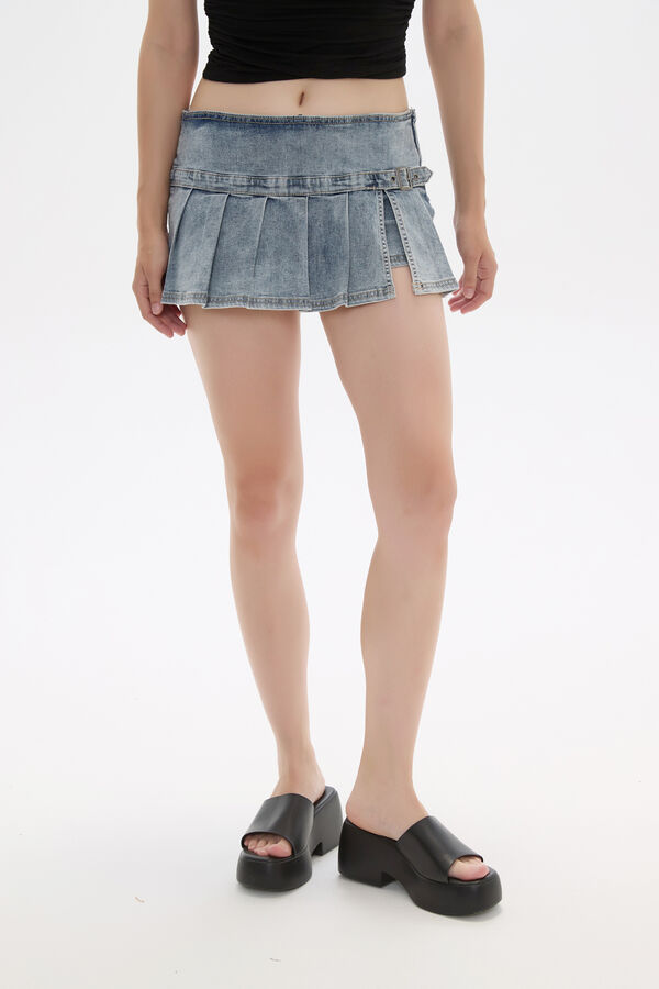 FALDA DILOA CELESTE GRISACEO image number null