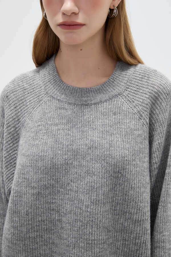 SWEATER CHULIA GRIS MELANGE MEDIO image number null