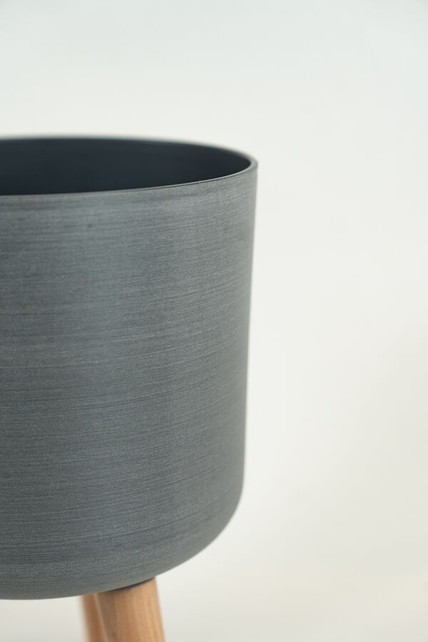 Maceta Flower GRIS image number null