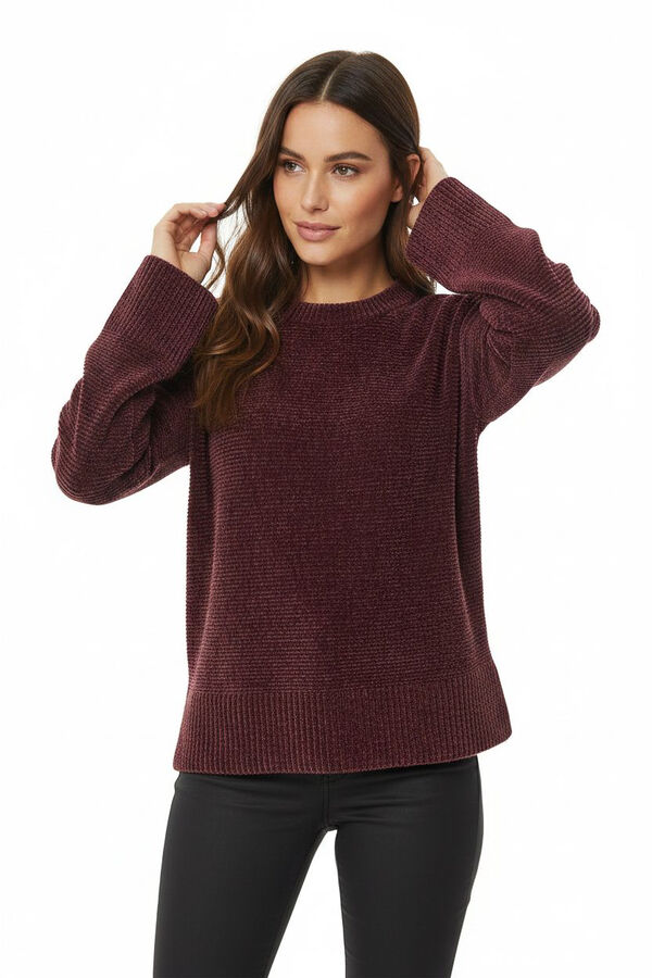 SWEATER BRITHOS CEREZA OSCURO image number null