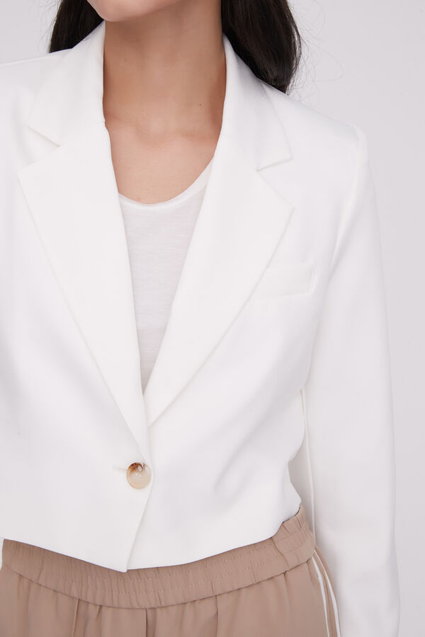 BLAZER OLY MARFIL  / OFF WHITE image number null