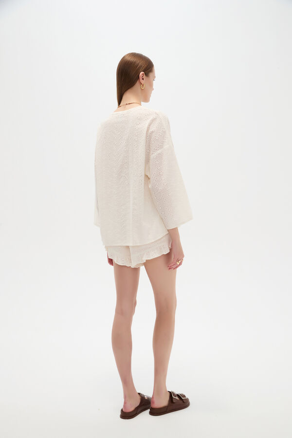 BLUSA ANIS 70809 MARFIL  / OFF WHITE image number null