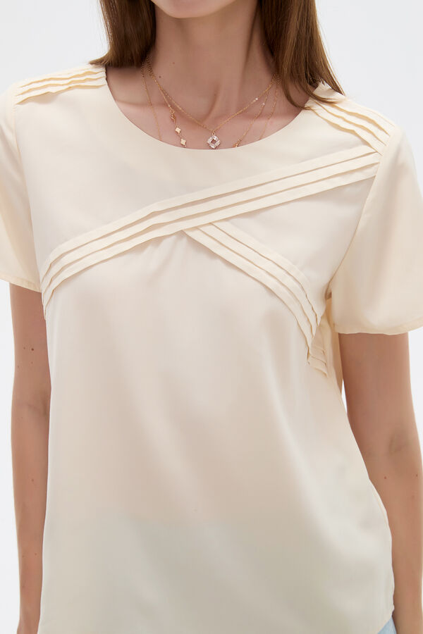 BLUSA TARMEL 70607 CRUDO / NATURAL image number null