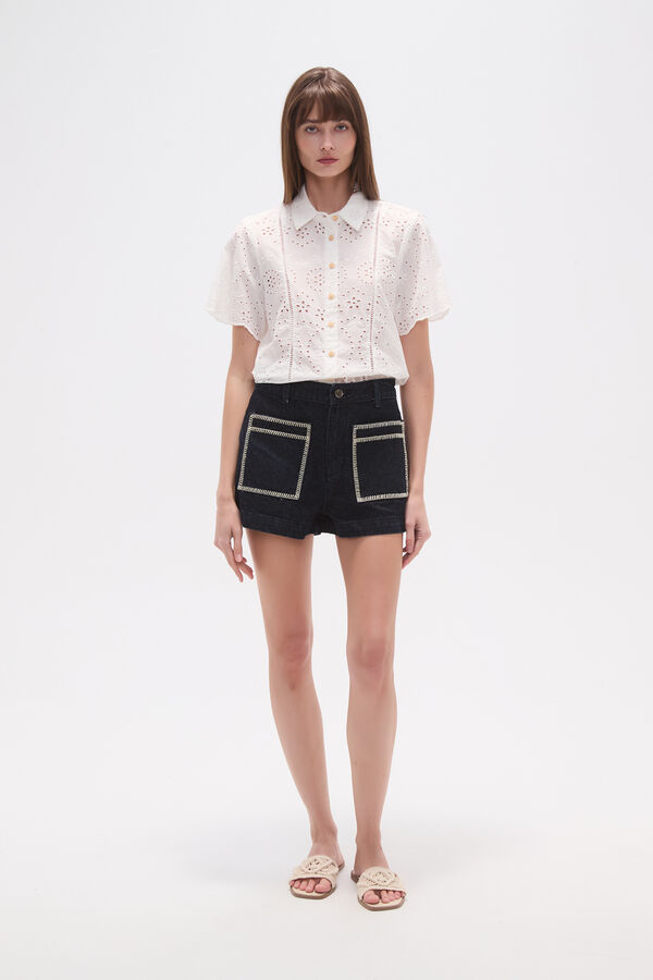 SHORT PAVIN AZUL INDIGO image number null