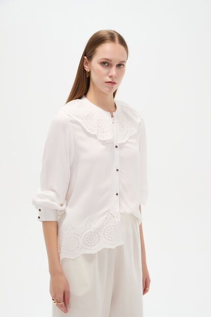 CAMISA GRISEN 70607 MARFIL  / OFF WHITE image number null