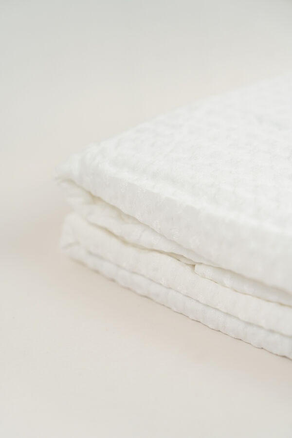 Funda  N&oacute;rdica 1 plaza Microfibra WASHED BLANCO image number null