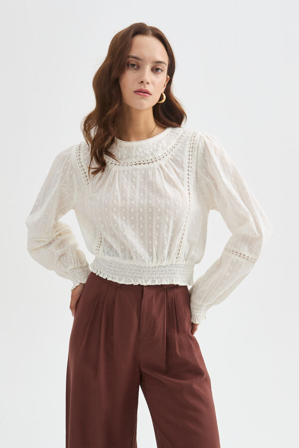 BLUSA ACHA 70607 MARFIL  / OFF WHITE image number null