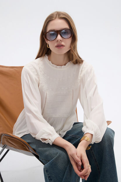 BLUSA COQUITE 70607 MARFIL  / OFF WHITE image number null