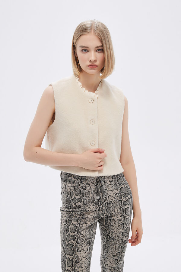 CHALECO FRESHY BEIGE CLARO image number null
