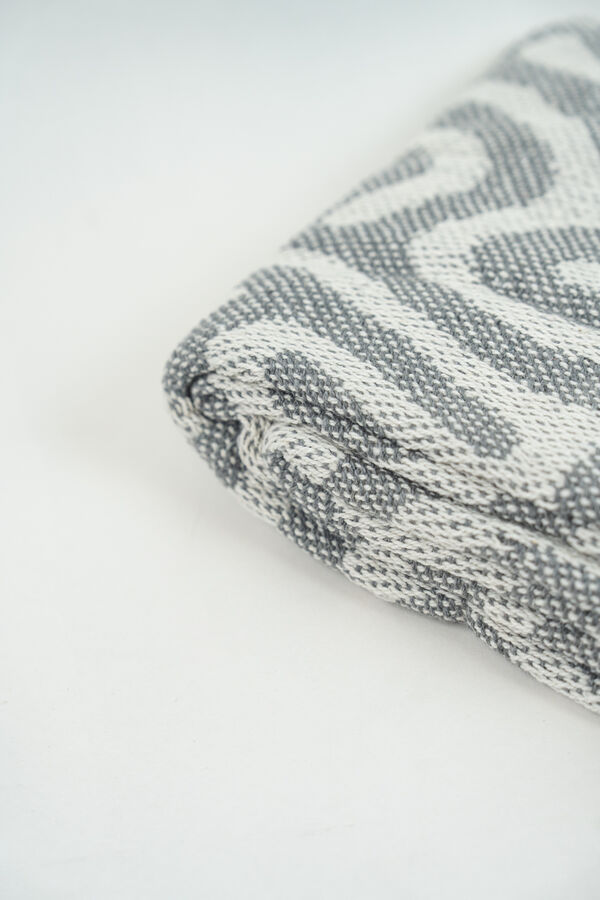 Manta DOODLE GRIS OSCURO image number null