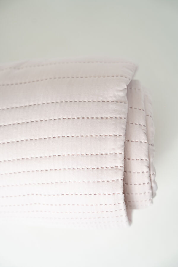 Cubrecama 2 Plazas Queen Microfibra WASHED BLANCO image number null