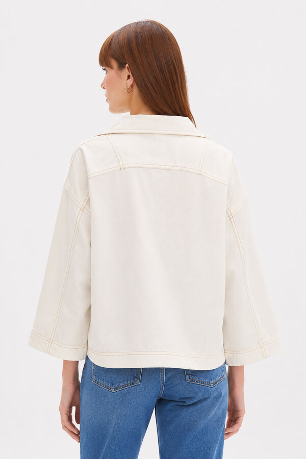 SOBRECAMISA BRELIN 70607 MARFIL  / OFF WHITE image number null