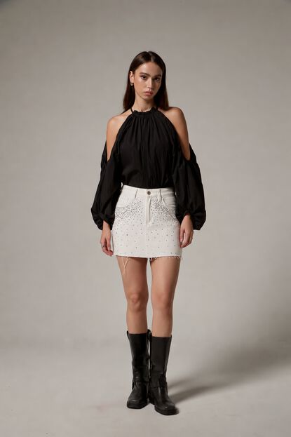 FALDA RAMA 70809 MARFIL  / OFF WHITE image number null