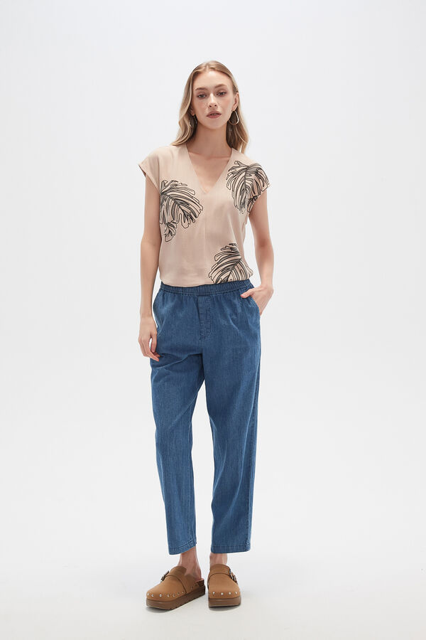 PANTALON LIRU AZUL MEDIO image number null