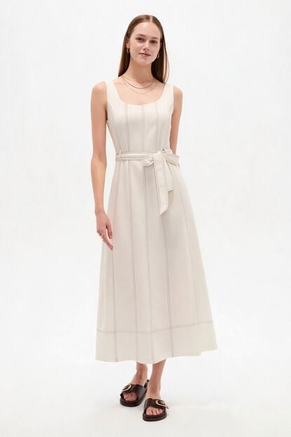 VESTIDO CAROA 70809 MARFIL  / OFF WHITE image number null