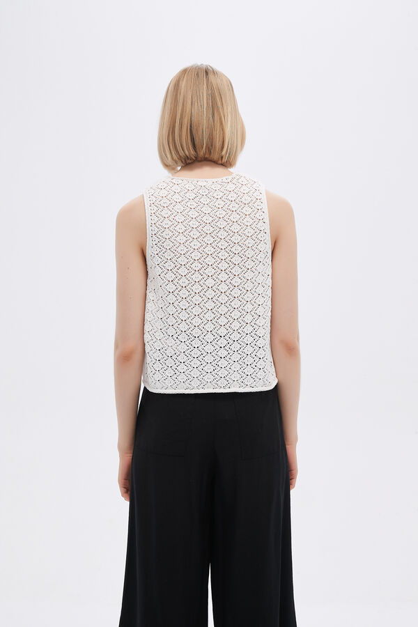 TOPS TITIK MARFIL / OFF WHITE