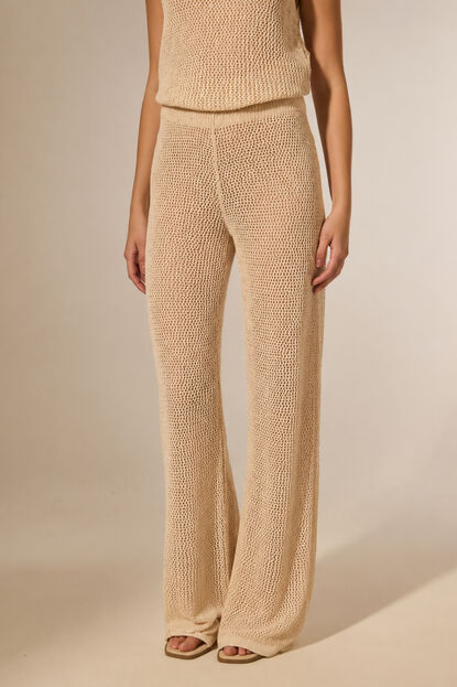 PANTALON TEJUNE DORADO image number null