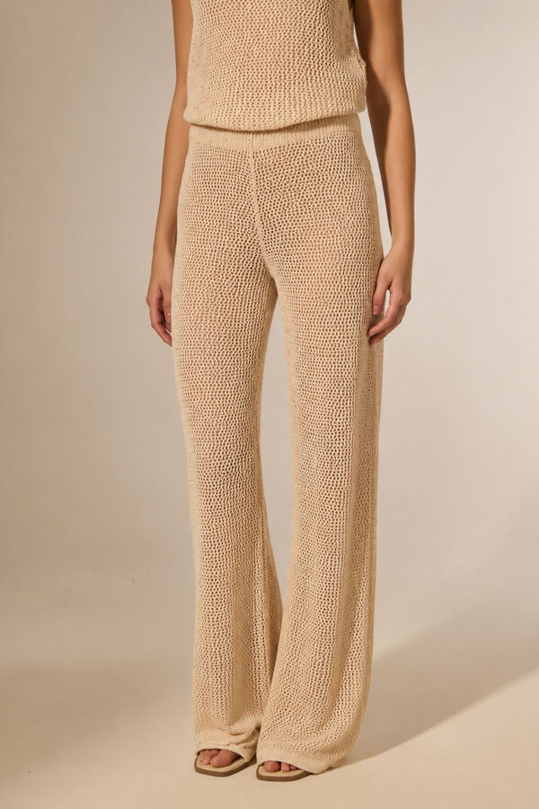 PANTALON TEJUNE DORADO image number null