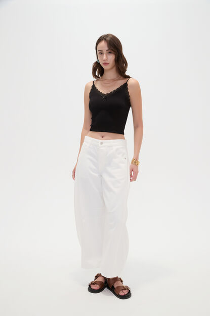 PANTALON RYNARA 70809 MARFIL  / OFF WHITE image number null