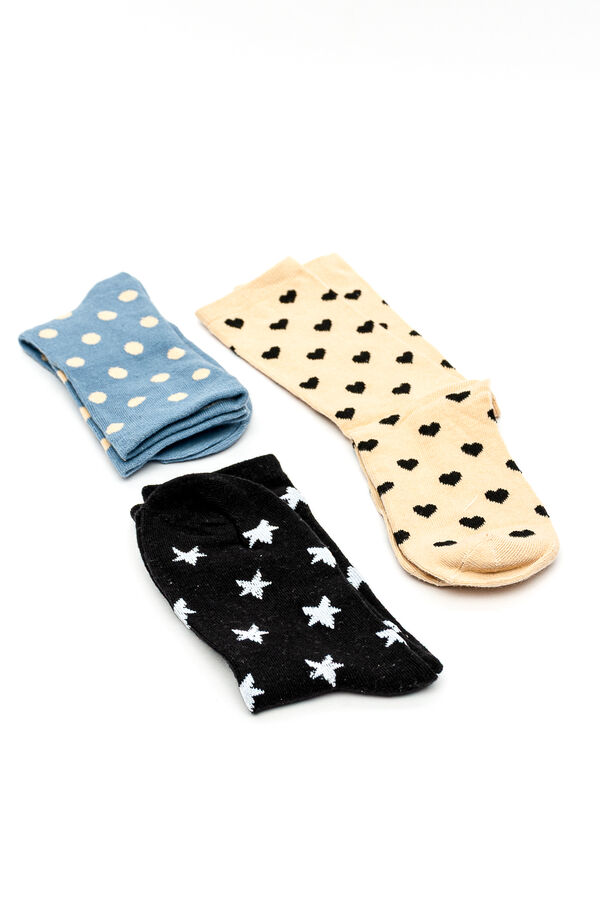 Medias Crew Hawai, Pack x 3 COLOR UNICO image number null