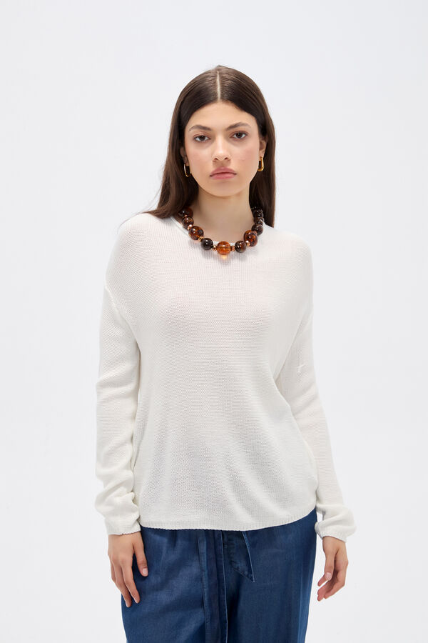 SWEATER GOBY 70607 MARFIL  / OFF WHITE image number null