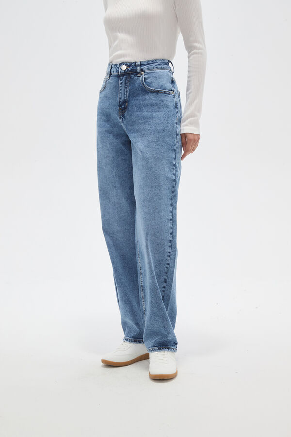 PANTALON ORLIN CELESTE GRISACEO image number null