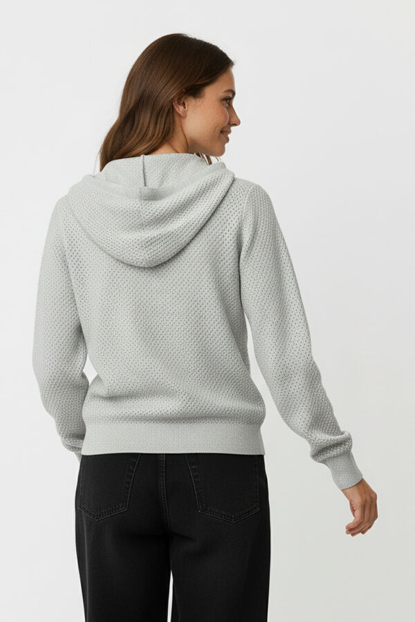 CARDIGAN BAJOR PLATEADO image number null