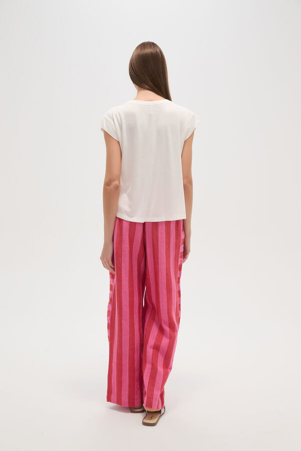 REMERA AILANA MARFIL  / OFF WHITE image number null