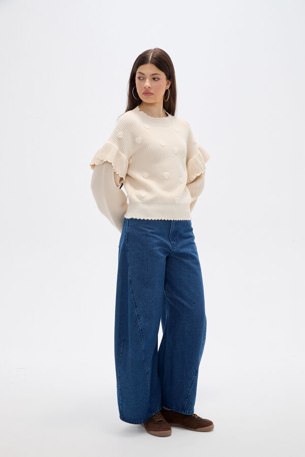 SWEATER NURVIA CRUDO / NATURAL image number null