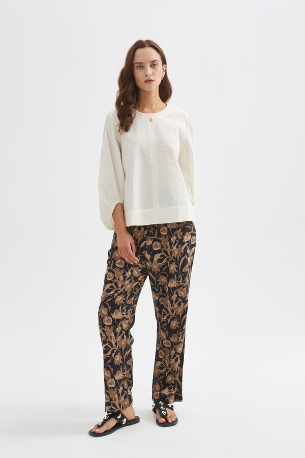 BLUSA RAISA 70607 ARENA MELANGE image number null