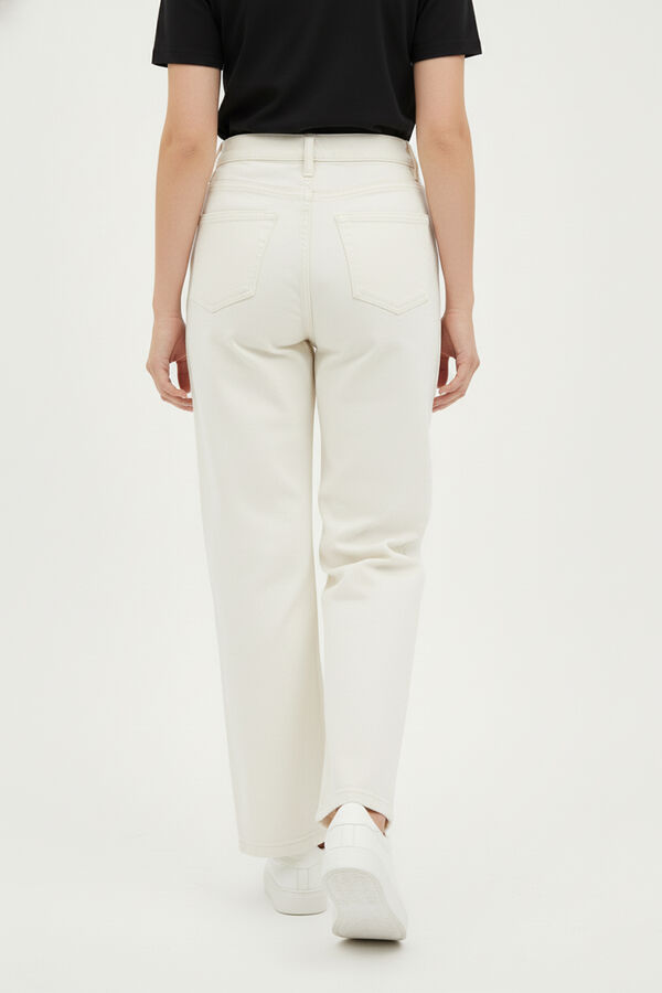 PANTALON LENICETE MARFIL  / OFF WHITE image number null
