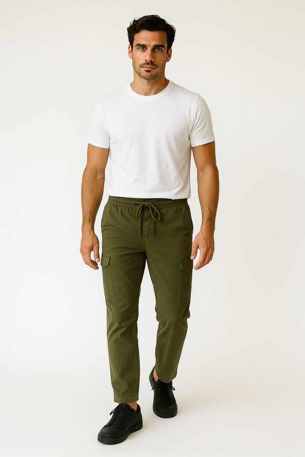 PANTALON PINE VERDE OLIVA image number null
