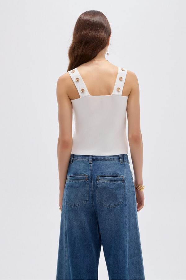TOPS FERAL 70809 MARFIL  / OFF WHITE image number null