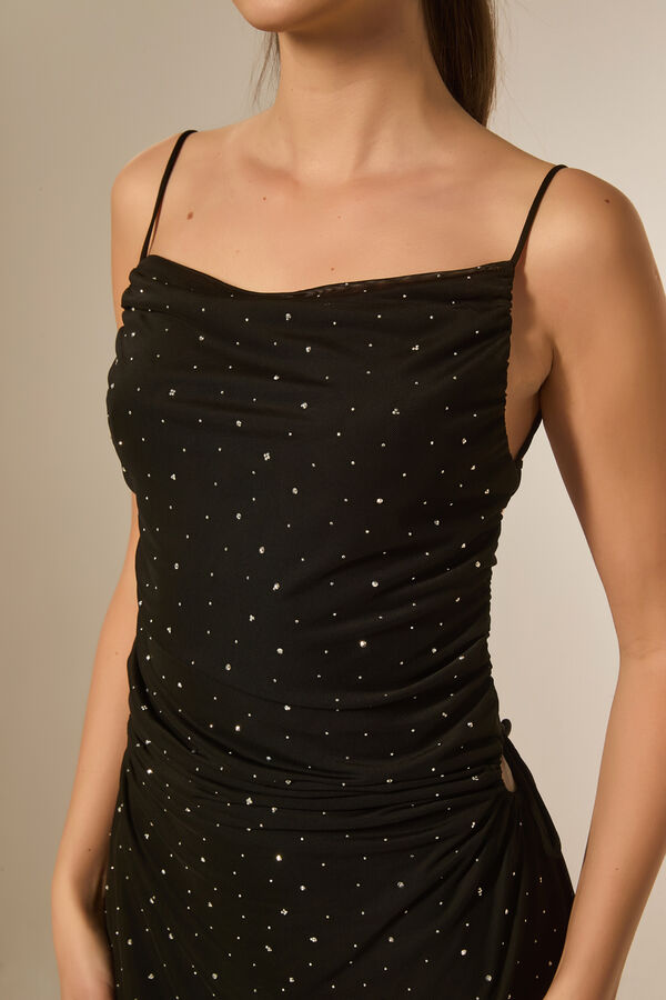 VESTIDO MAREN NEGRO image number null