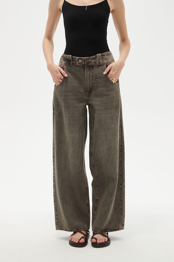 PANTALON SARELA 70607 GRIS OSCURO image number null