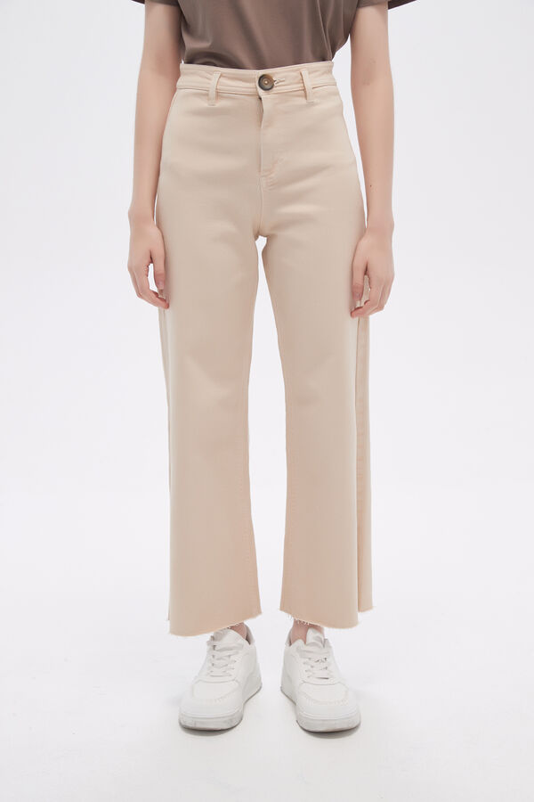 PANTALON ADELINE BEIGE CLARO image number null