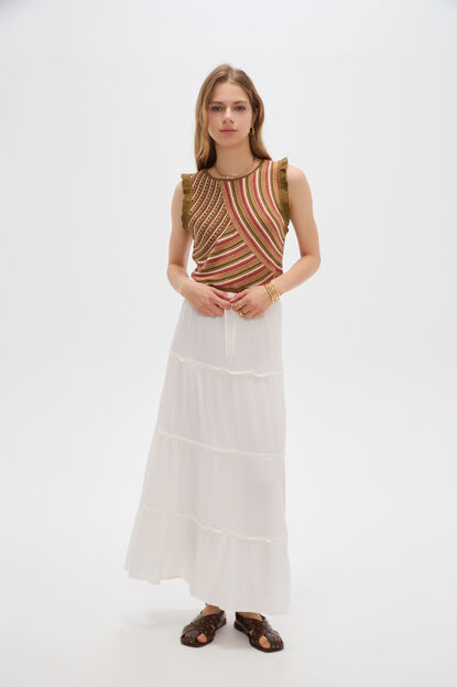 FALDA ABALIN 70809 MARFIL  / OFF WHITE image number null