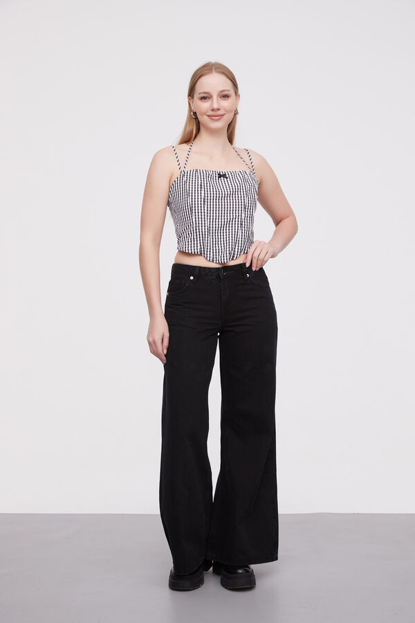 PANTALON TABIA GRIS OSCURO image number null